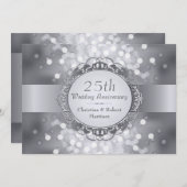 Uitnodiging voor het 25-jarig jubileumfeest van Si (Voorkant / Achterkant)