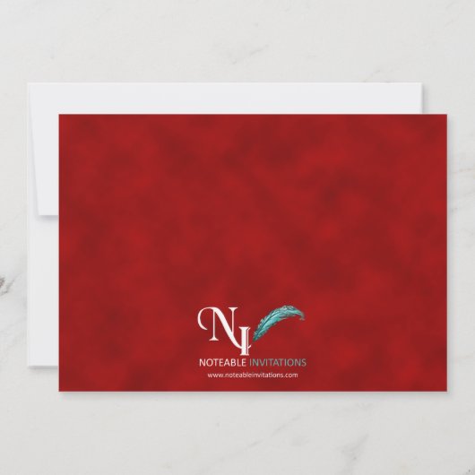 Uitnodiging voor het 40-jarig huwelijksjubileum va (Achterkant)