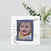 uitnodiging voor het aannemen van douche (Staand voorkant)