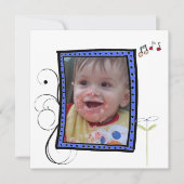 uitnodiging voor het aannemen van douche (Voorkant)