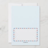 Uitnodiging voor het afscheidsfeest van US Mail (Achterkant)