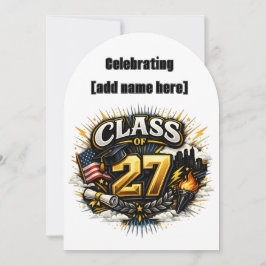 Uitnodiging voor het afstudeerfeest 2027