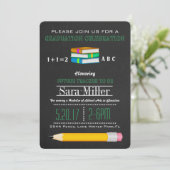 Uitnodiging voor het Afstuderen van een docent voo (Staand voorkant)