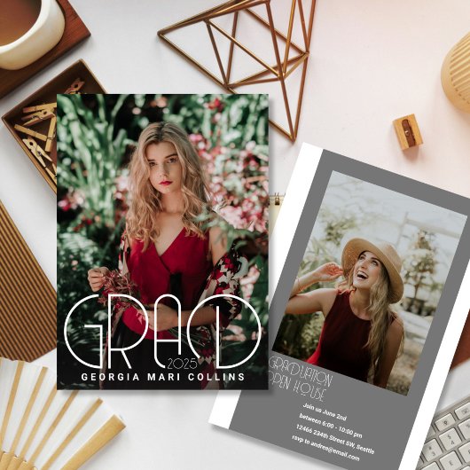 Uitnodiging voor het Afstuderen van het afgeronde