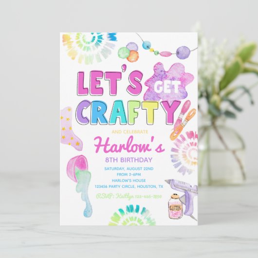 Uitnodiging voor het ambt | Uitnodiging voor Craft (Staand voorkant)