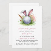 Uitnodiging voor het Baby shower (Voorkant / Achterkant)