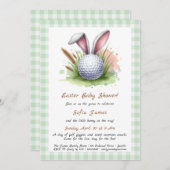 Uitnodiging voor het Baby shower (Voorkant / Achterkant)