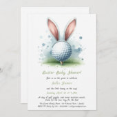 Uitnodiging voor het Baby shower (Voorkant / Achterkant)