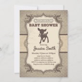  uitnodiging voor het BABY SHOWER - speelgoed in d (Voorkant)