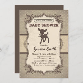  uitnodiging voor het BABY SHOWER - speelgoed in d