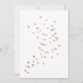 uitnodiging voor het baby shower van e - mand (Achterkant)