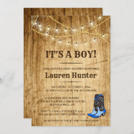 Uitnodiging voor het Baby shower van het land