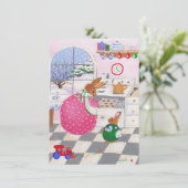 uitnodiging voor het bakken (Staand voorkant)