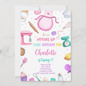 Uitnodiging voor het bakken van cake (Voorkant)