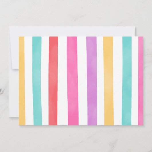 Uitnodiging voor het bakken van cake foto (Achterkant)