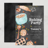 Uitnodiging voor het bakken van het kutkbord (Voorkant / Achterkant)