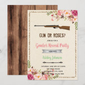 Uitnodiging voor het bekendmaken van de baby gesla (Voorkant / Achterkant)