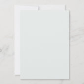 Uitnodiging voor het bekendmaken van het geslacht (Achterkant)