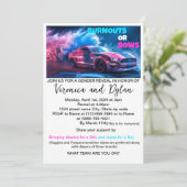 Uitnodiging voor het bekendmaken van het geslacht  (Staand voorkant)