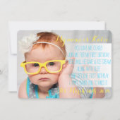 uitnodiging voor het Birthday-gedicht (Voorkant)