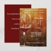 Uitnodiging voor het branden van koffie uit de wij (Voorkant / Achterkant)