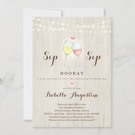 Uitnodiging voor het branden van koffie uit de wij (Voorkant)