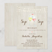 Uitnodiging voor het branden van koffie uit de wij (Voorkant / Achterkant)