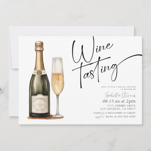 Uitnodiging voor het branden van koffie uit de wij (Voorkant)