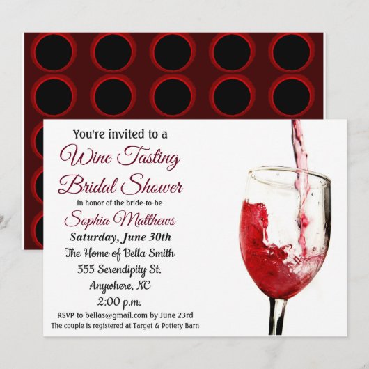 Uitnodiging voor het branden van koffie uit de wij (Voorkant / Achterkant)