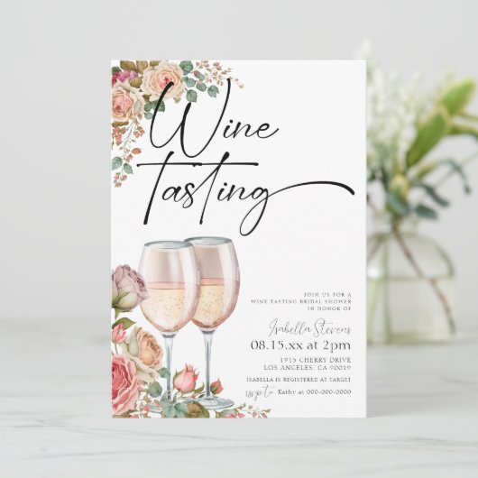 Uitnodiging voor het branden van koffie uit de wij (Staand voorkant)