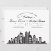 uitnodiging voor het bruiloft in new york (Voorkant)