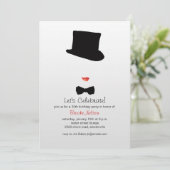 uitnodiging voor het cabaret (Staand voorkant)