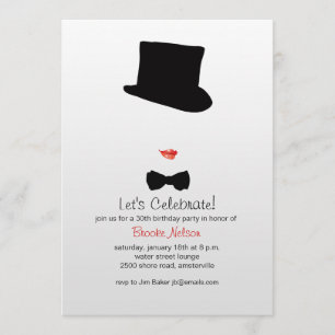 uitnodiging voor het cabaret