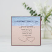 uitnodiging voor het dagelijks huwelijk (Staand voorkant)