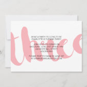 Uitnodiging voor het derde verjaardagsfeest van ee (Voorkant)