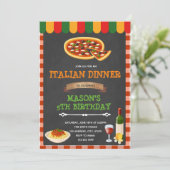 Uitnodiging voor het diner (Staand voorkant)