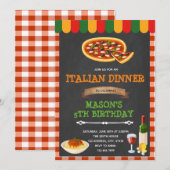 Uitnodiging voor het diner (Voorkant / Achterkant)