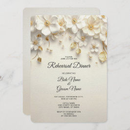 Uitnodiging voor het diner van de Ivory White Flor