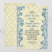 uitnodiging voor het diner voor de repetitie van z (Voorkant / Achterkant)