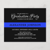 Uitnodiging voor het diploma-uitreikingsfeest van  (Achterkant)