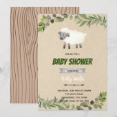 Uitnodiging voor het douchen (Voorkant / Achterkant)