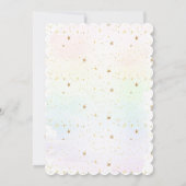 Uitnodiging voor het douchen van baby's uit baby s (Achterkant)