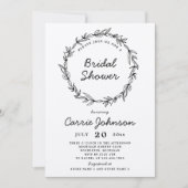 Uitnodiging voor het douchen van de grote bridale (Voorkant)