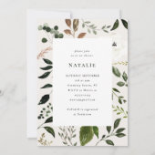 Uitnodiging voor het douchen van gebloeddzalen (Achterkant)