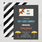 Uitnodiging voor het douchen van kaartjes (Voorkant / Achterkant)