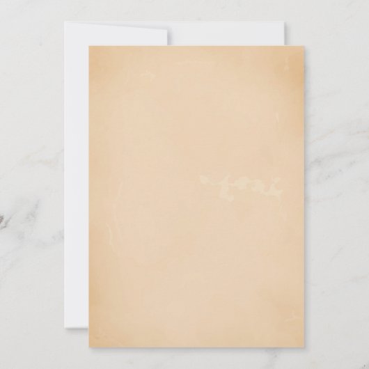 Uitnodiging voor het douchen van reishuwelijksreis (Achterkant)