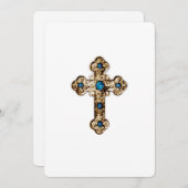 Uitnodiging voor het eerst Gold Cross van de Geme (Voorkant / Achterkant)