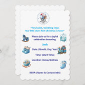 Uitnodiging voor het eerste kerstfeest van Invitat (Voorkant / Achterkant)