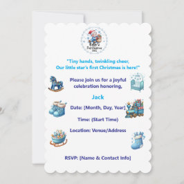 Uitnodiging voor het eerste kerstfeest van Invitat