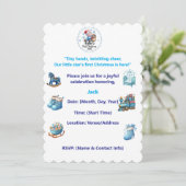 Uitnodiging voor het eerste kerstfeest van Invitat (Staand voorkant)